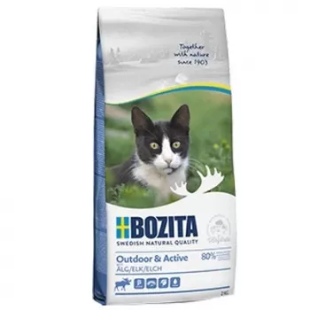 Bozita Outdoor & Active pienso para gatos con alce, 2 kg