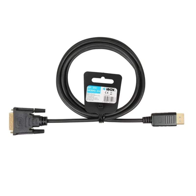 IBOX Cable HDMI a DVI-D FullHD 1080p 2m Negro