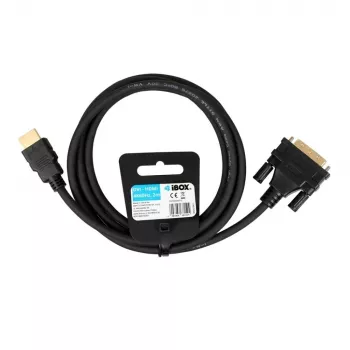 IBOX Cable HDMI a DVI-D FullHD 1080p 2m Negro