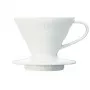 Hario Cafetera de goteo cerámica V60-01 Blanca