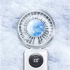 AWEI F39 Fast Ice Mini Ventilador de mano, Blanco hielo, 3600mAh, Refrigeración turbo, 5 niveles, USB-C