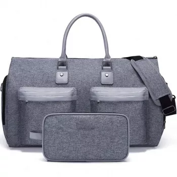 EXTRALINK Black Forest KM05 bolsa de viaje 51x20x33 cm plegable + neceser