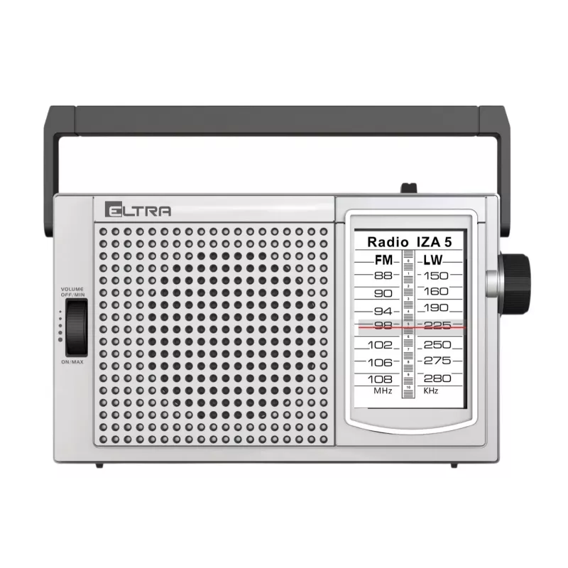 ELTRA Radio IZA-5 Silver radio portátil FM/AM con Bluetooth y USB