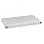 EFB Elektronik Caja de empalme 6x LC Dúplex OM4 extraíble, 1U, parcialmente equipada, gris claro