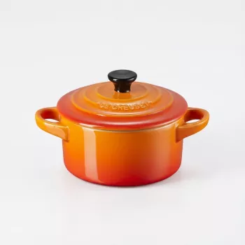 Le Creuset Set de gres con 4 Petit Casseroles 10x5cm Volcanic