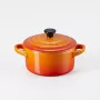 Le Creuset Set de gres con 4 Petit Casseroles 10x5cm Volcanic