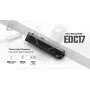 Nitecore EDC17 Linterna 1500 lúmenes USB-C recargable con puntero láser Class 1