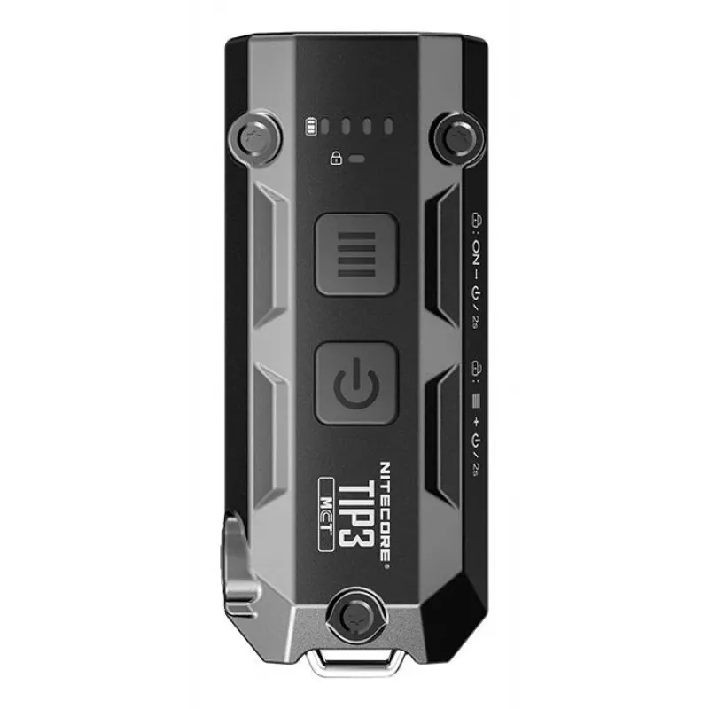 NITECORE TIP3 linterna de llavero negra 720 lúmenes