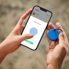 Chipolo POP rastreador Bluetooth con batería intercambiable para iOS y Android, azul