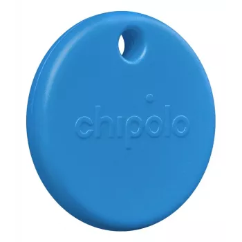 Chipolo POP rastreador Bluetooth con batería intercambiable para iOS y Android, azul