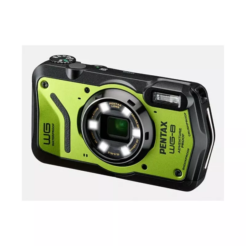 Pentax WG-8 cámara sumergible y resistente verde USB-C