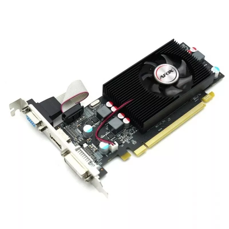 AFOX Radeon R5 240 tarjeta gráfica 4GB DDR3 128-bit Dual DisplayPort Low Profile ventilador único