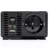 Qoltec MS Wave convertidor de tensión 12V a 230V 500/1000W USB