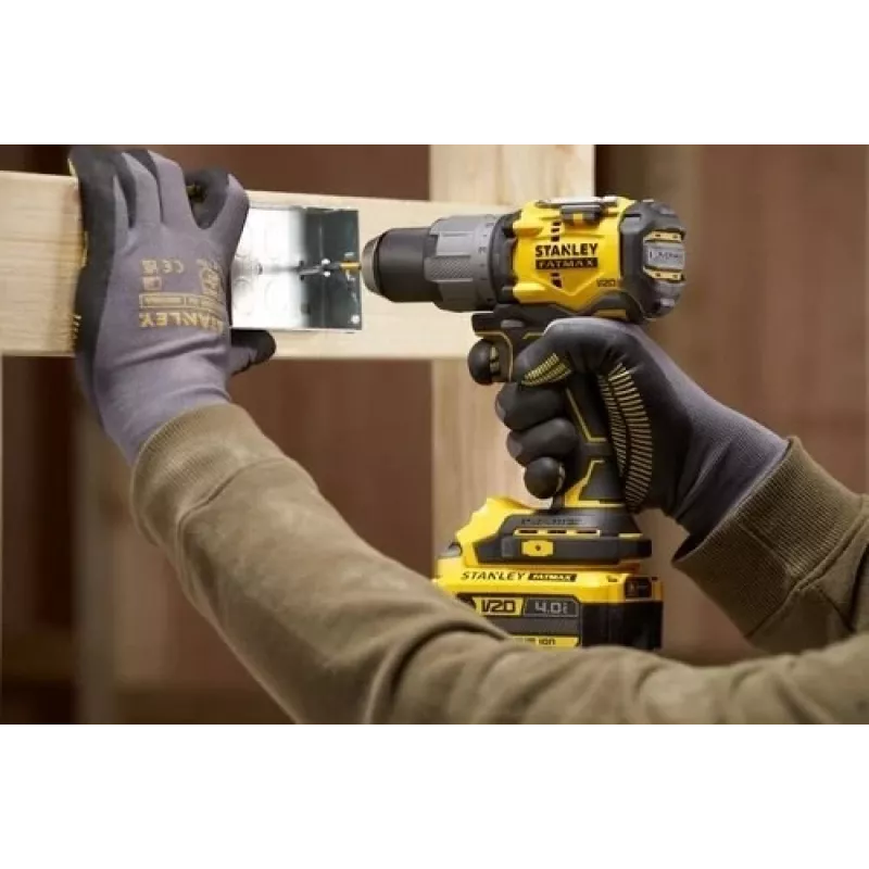 STANLEY FATMAX SFMCD726D2T atornillador percutor inalámbrico sin escobillas 18V (2 baterías de 2,0Ah, cargador, maletín TSTAK)