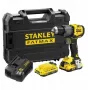 STANLEY FATMAX SFMCD726D2T atornillador percutor inalámbrico sin escobillas 18V (2 baterías de 2,0Ah, cargador, maletín TSTAK)