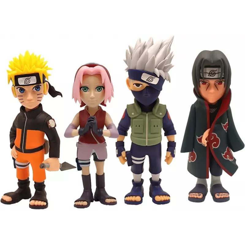 MINIX Naruto Shippuden set con 4 figuras coleccionables 7 cm