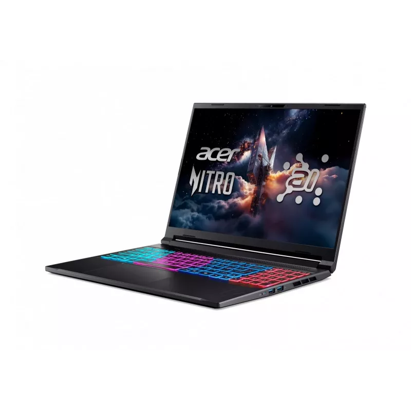 Acer Nitro 16S AI ANV16S-61 portátil gaming - AMD Ryzen AI 9 365, 32GB DDR5, 1TB SSD, NVIDIA GeForce RTX 5070, 16 inch WQXGA 180Hz, Windows 11 Pro, negro