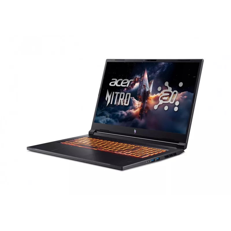Acer Nitro 17 ANV17-61 Portátil Gaming, AMD Ryzen AI 9 365, 32GB DDR5, 1TB SSD, GeForce RTX 5070, 17,3 inch QHD 165Hz, Windows 11 Pro, Negro