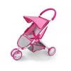 MILLY MALLY cochecito de muñecas Susie Prestige – rosa/gris/blanco