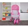 MILLY MALLY cochecito de muñecas Susie Prestige – rosa/gris/blanco