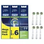 Oral-B Pro CrossAction Recambio Pack de 6 Cabezales de Cepillo de Dientes Eléctrico Blanco