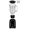 MPM MBL-37 Batidora, 500 W, Vaso de Cristal 1,5 L, Cuchilla de Acero Inoxidable, 2 Velocidades, Función Pulse, Tritura Hielo, Negro