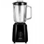 MPM MBL-37 Batidora, 500 W, Vaso de Cristal 1,5 L, Cuchilla de Acero Inoxidable, 2 Velocidades, Función Pulse, Tritura Hielo, Negro