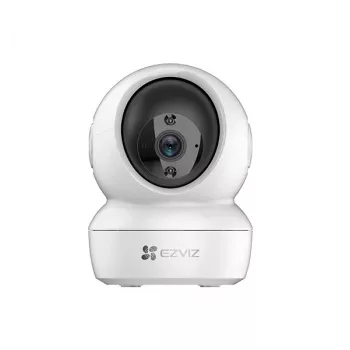 EZVIZ H6C Cámara de Seguridad Interior 2MP Pan & Tilt, Full HD 1080p, Visión Nocturna, Audio Bidireccional, Wi-Fi, Blanco
