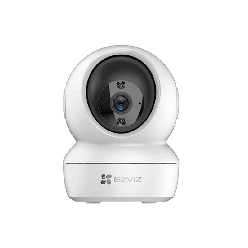 EZVIZ H6C Cámara de Seguridad Interior 2MP Pan & Tilt, Full HD 1080p, Visión Nocturna, Audio Bidireccional, Wi-Fi, Blanco