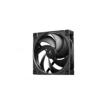 Deepcool FD12 V2 Ventilador de Caja 120mm Negro, 4-Pin PWM, Rodamiento Hidrodinámico