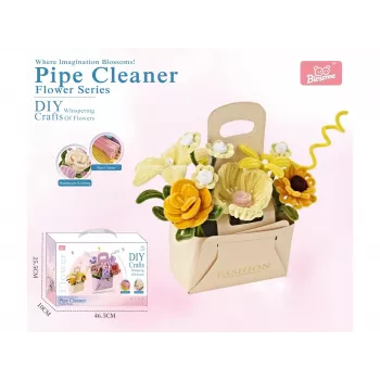 MADEJ Set de Manualidades Ramo de Flores DIY - Set de Fieltro para Niños a Partir de 6 Años