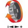 Yato YT-82920 Pulidora de Coche 5000 rpm 1200W Pulidora Rotativa con Velocidad Variable, Arranque Suave, Disco de 180 mm, Cable de 5 m
