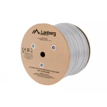LANBERG Cable de Red SFTP Cat.5e 305m Cobre Sólido LSZH Gris