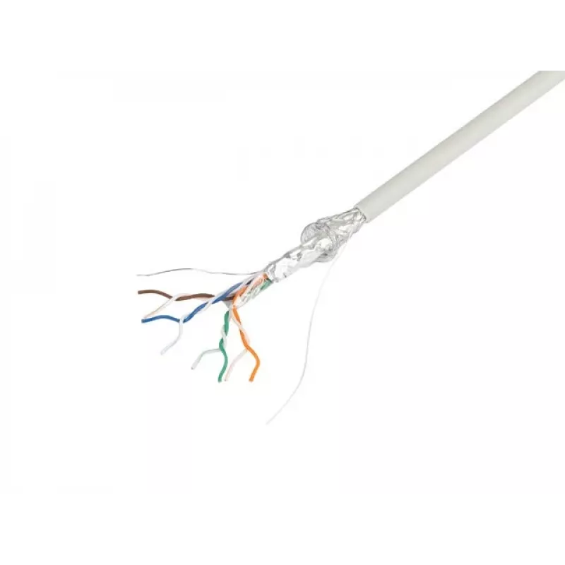 LANBERG Cable de Red SFTP Cat.5e 305m Cobre Sólido LSZH Gris