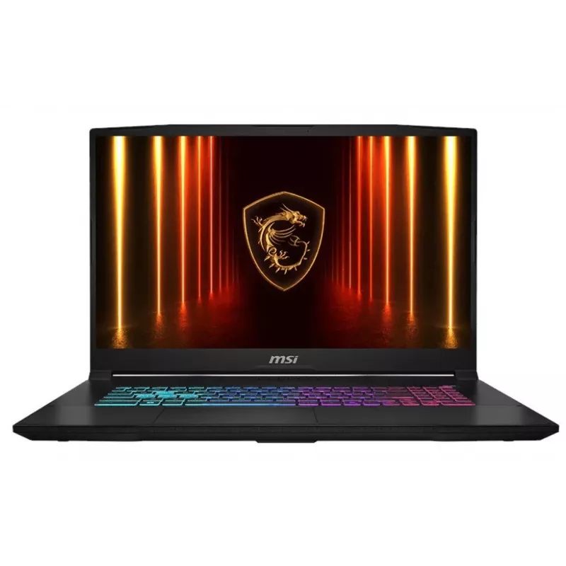MSI Katana 17 HX B14WFK-400XPL Intel Core i7-14650HX 17,3 inch FHD 144Hz 16GB DDR5 512GB SSD GeForce RTX 5060 8GB Sin sistema operativo Portátil gaming Negro