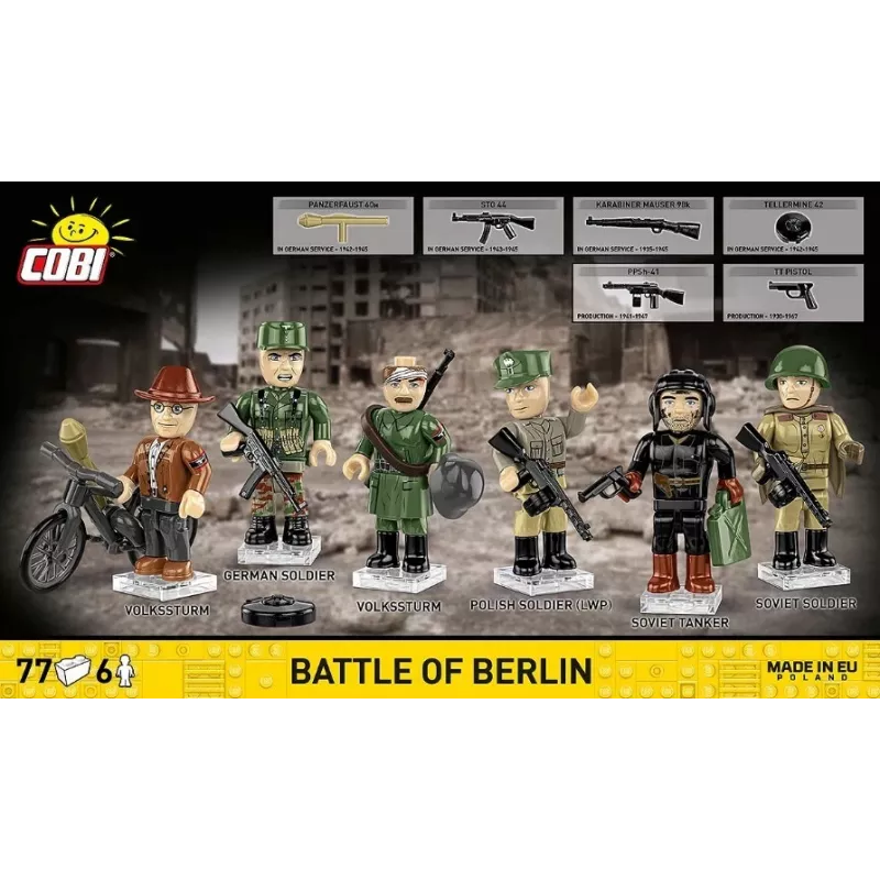 COBI Blocks Batalla de Berlín 77 piezas