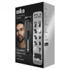 Braun MGK7491 Kit de arreglo personal 17 en 1 Multi-Grooming Style, Negro/Plata, inalámbrico, Li-Ion, 100 min de autonomía