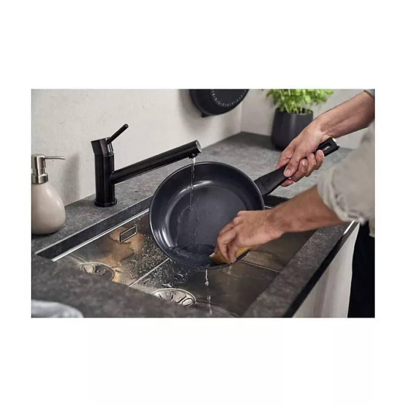 ZWILLING Madura Plus Sartén sautier 28 cm, Negro, aluminio forjado, revestimiento antiadherente Duraslide Ultra, apta para inducción