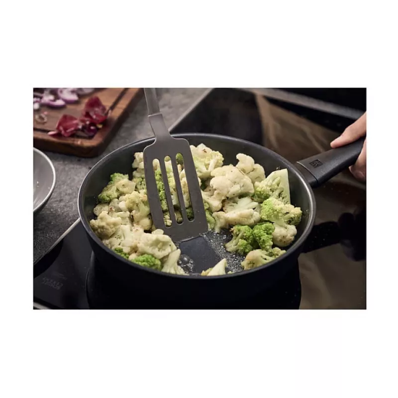 ZWILLING Madura Plus Sartén sautier 28 cm, Negro, aluminio forjado, revestimiento antiadherente Duraslide Ultra, apta para inducción