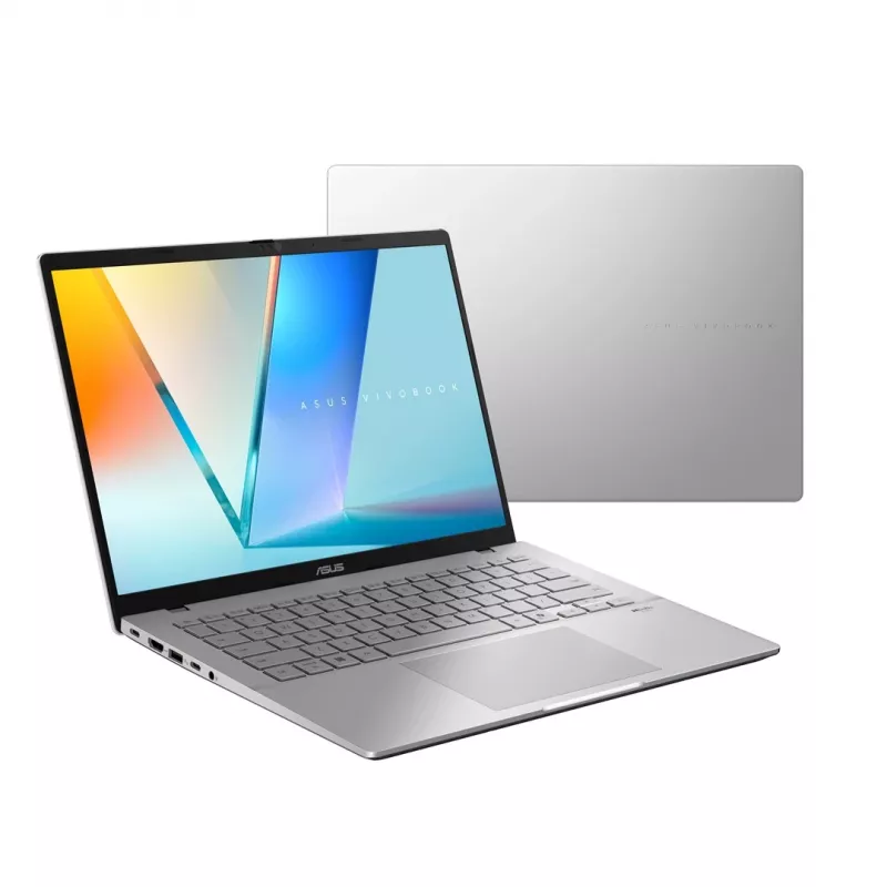 ASUS Vivobook S14 M3407GA-SF013W Ryzen AI 7 445 14,0 inch WUXGA 60Hz 300nits 16GB DDR5 512GB SSD Radeon Graphics cámara FHD 70Whrs Windows 11 Aluminio Cool Silver