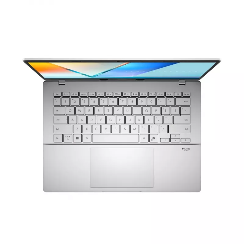 ASUS Vivobook S14 M3407GA-SF013W Ryzen AI 7 445 14,0 inch WUXGA 60Hz 300nits 16GB DDR5 512GB SSD Radeon Graphics cámara FHD 70Whrs Windows 11 Aluminio Cool Silver