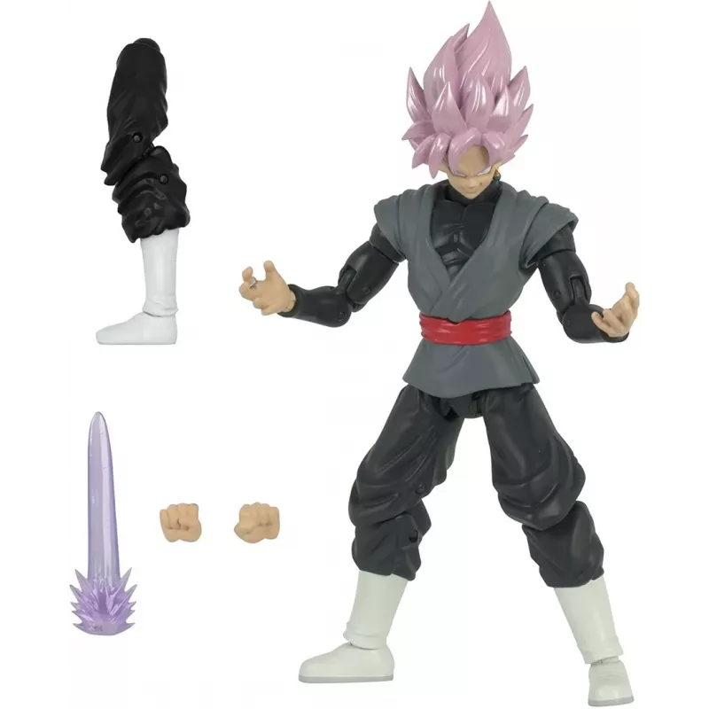 BANDAI Dragon Ball Dragon Stars Super Saiyan Rose Goku Black Figura de acción