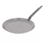 De Buyer 5615.24 Sartén para crepes, acero inoxidable, Plata, 24 x 20,1 x 10,9 cm