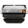 Tefal OptiGrill+ GC712D12 Parrilla eléctrica de contacto, 2000W, 6 programas automáticos, Plata/Negro