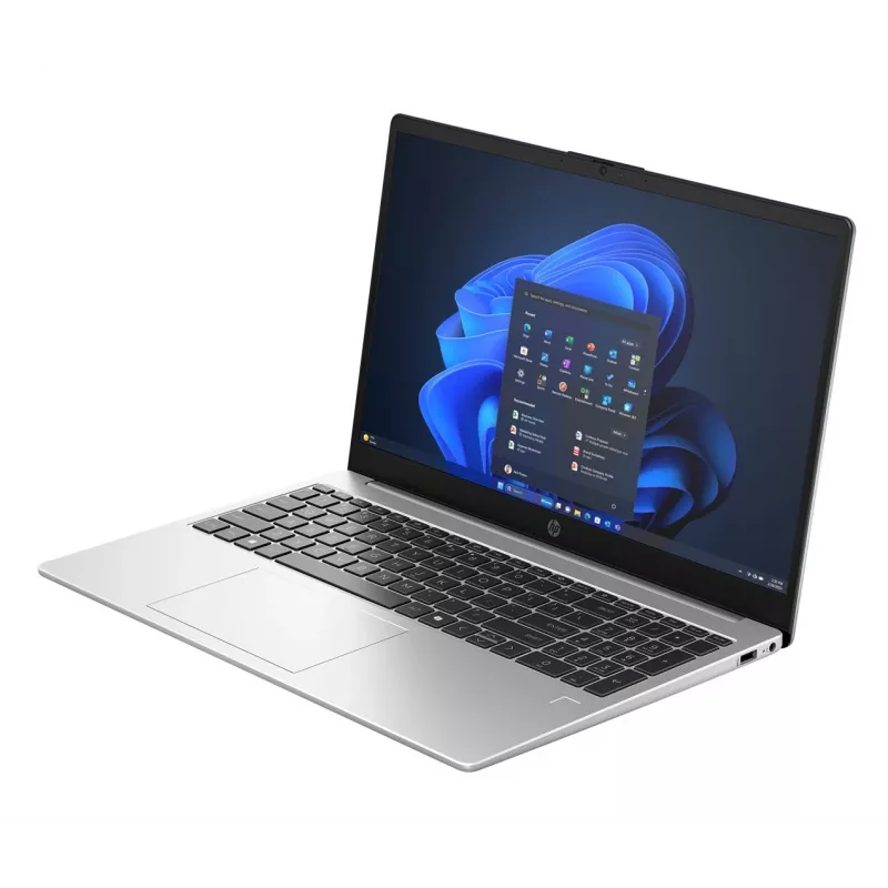 HP 250R G10 Core 5 120U 15,6 inch FHD 250nits AG 16GB DDR5 5200 SSD512 Iris Xe Cam1080p 41Wh W11Pro Turbo Silver 3Y OnSite