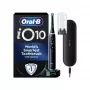 Braun Oral-B iO Series 10 Cepillo de dientes eléctrico Cosmic Black con cargador inteligente iO Sense y estuche de viaje Power2Go