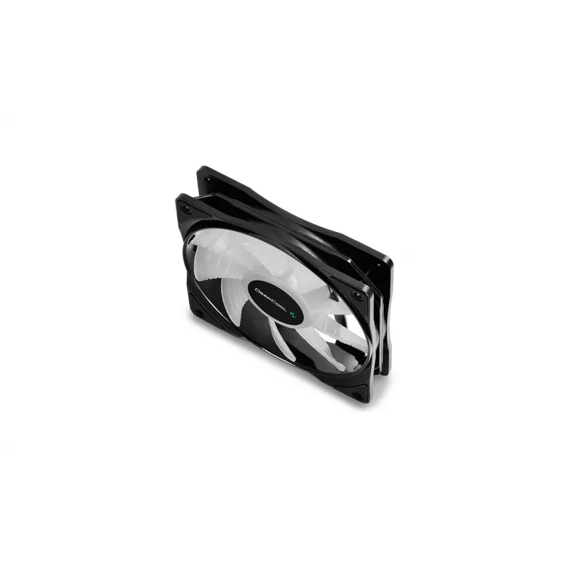 DeepCool RF120 Ventilador de caja RGB PWM 120mm 3 en 1 (Negro, pack de 3)
