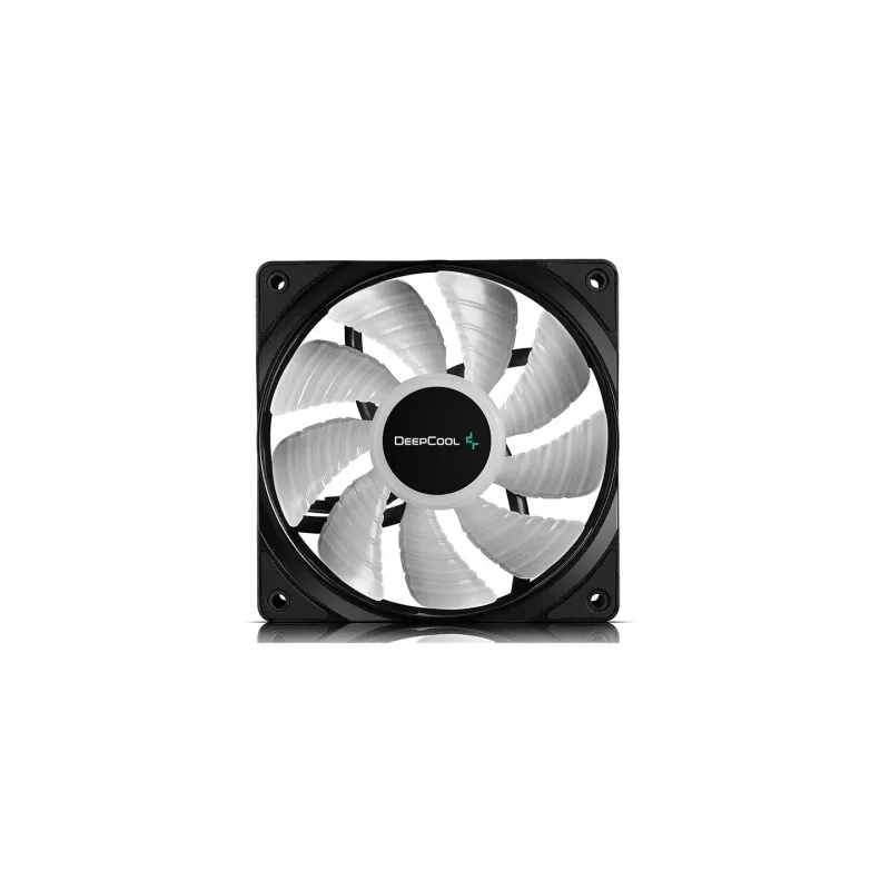 DeepCool RF120 Ventilador de caja RGB PWM 120mm 3 en 1 (Negro, pack de 3)