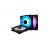 DeepCool RF120 Ventilador de caja RGB PWM 120mm 3 en 1 (Negro, pack de 3)