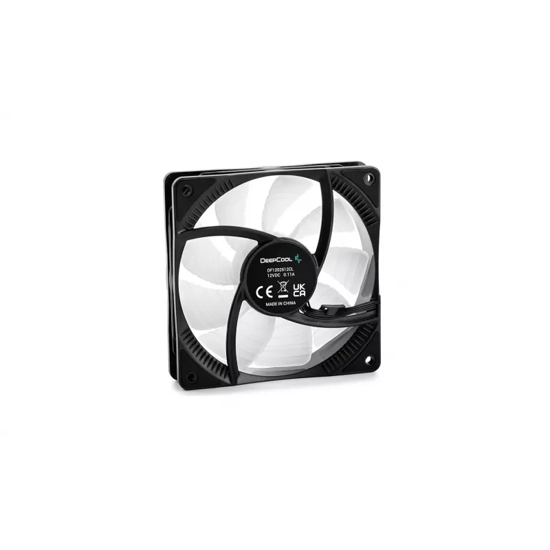 DeepCool RF120 Ventilador de caja RGB PWM 120mm 3 en 1 (Negro, pack de 3)